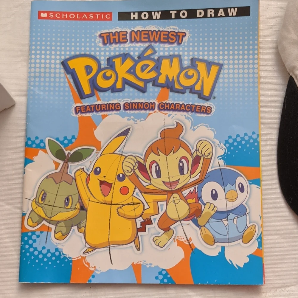 Pokemon How To Draw The Newest Featuring Sinnoh Characters 2007 Book